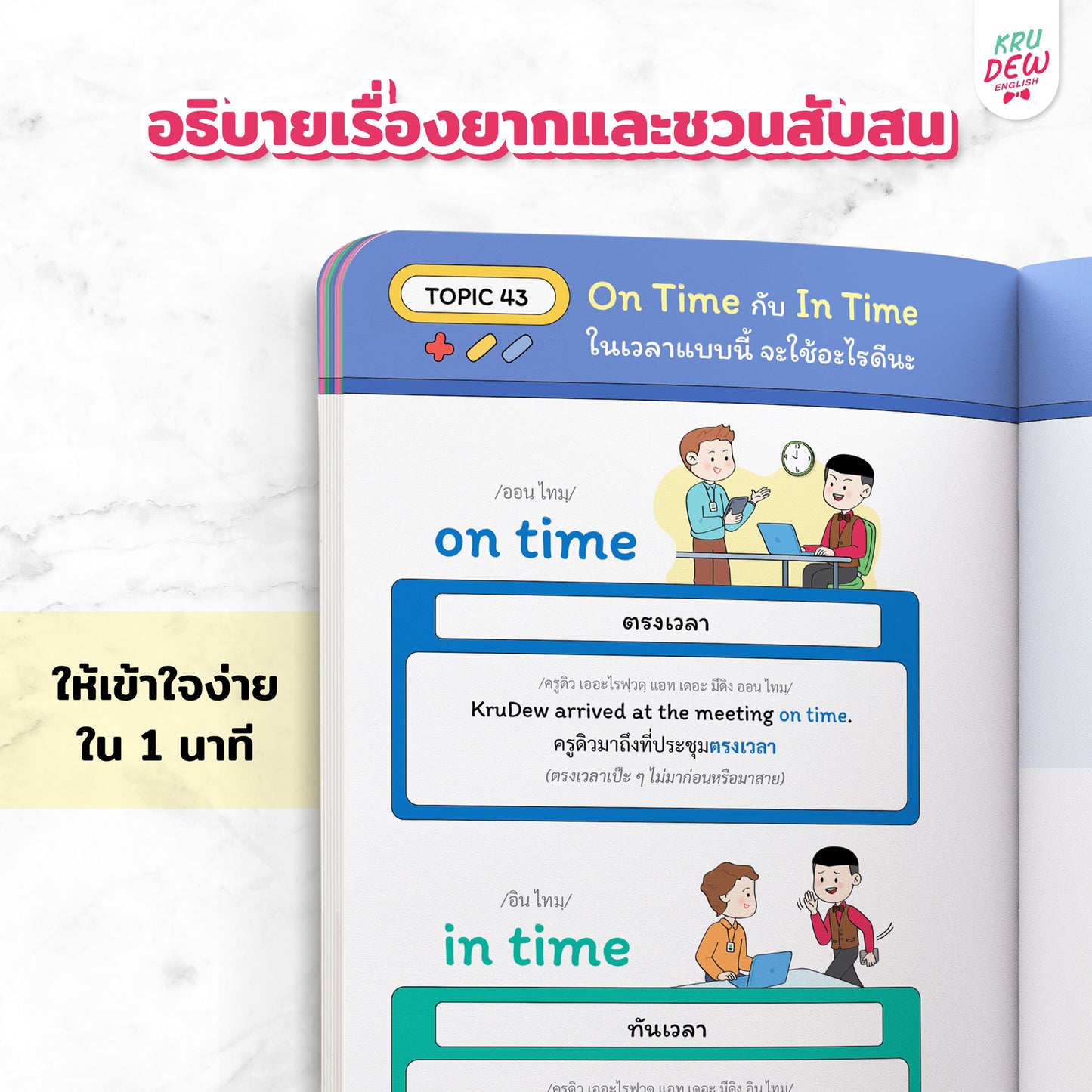 หนังสือ 1-Minute Quick English เก่งอังกฤษไวใน 1 นาที