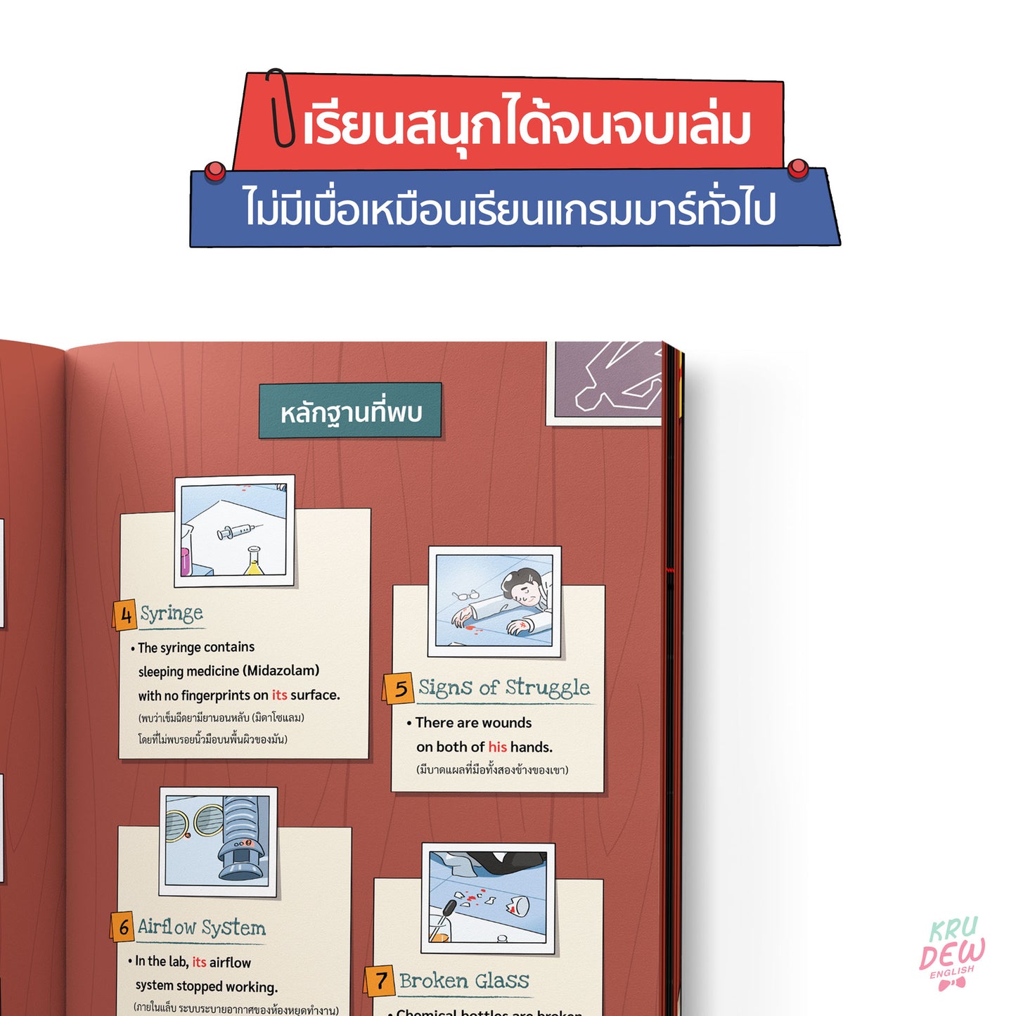 หนังสือ Grammar Detective ไขคดีปริศนา เก่งแกรมมาร์ภาษาอังกฤษ Vol.1 - เรียนแกรมมาร์สนุกรูปแบบใหม่