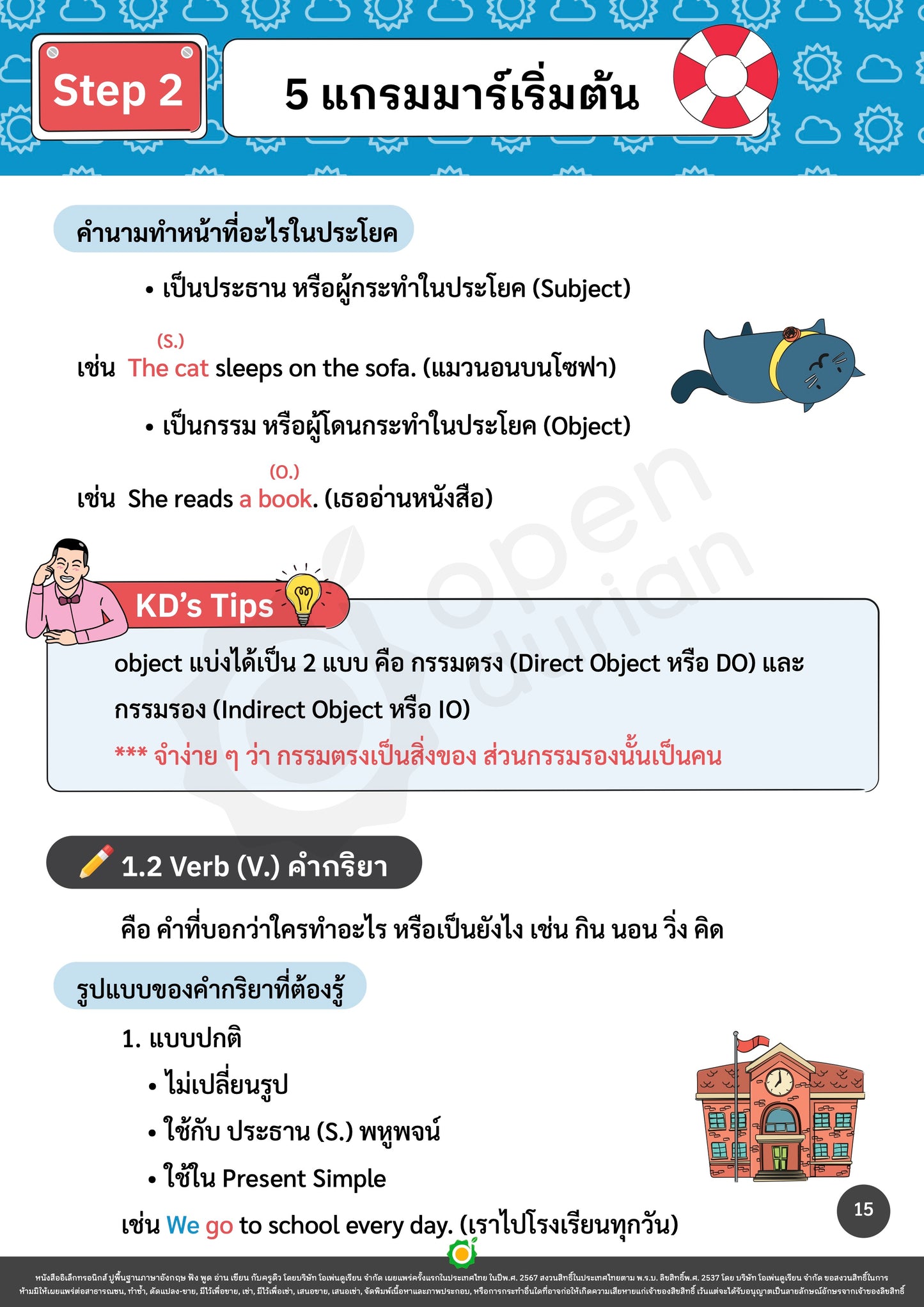 E-book ปูพื้นฐานภาษาอังกฤษ ฟัง พูด อ่าน เขียน กับครูดิว