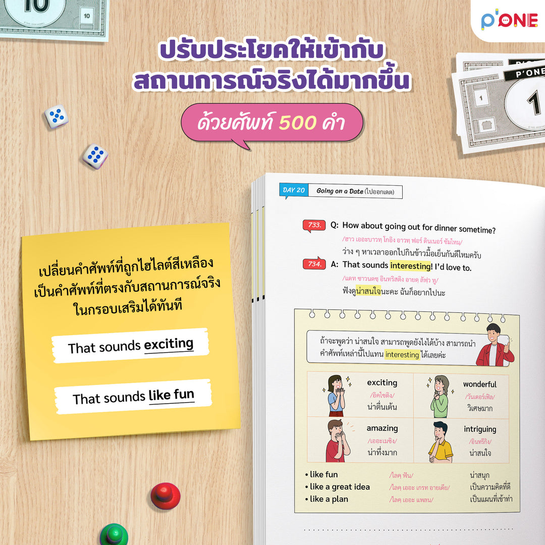 หนังสือ "Speak Eng with P'ONE รัวอิ้งฉ่ำ ถามตอบมันส์เว่อร์"