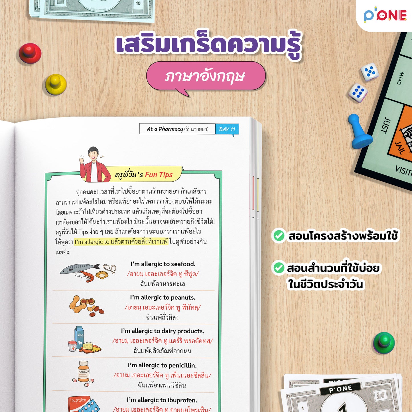 หนังสือ "Speak Eng with P'ONE รัวอิ้งฉ่ำ ถามตอบมันส์เว่อร์"
