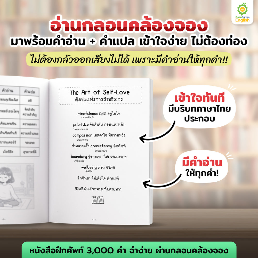 หนังสือเก่งศัพท์ในชีวิตประจำวัน 3,000 คำ จำง่าย ผ่านกลอนคล้องจอง By KruWan [KW]