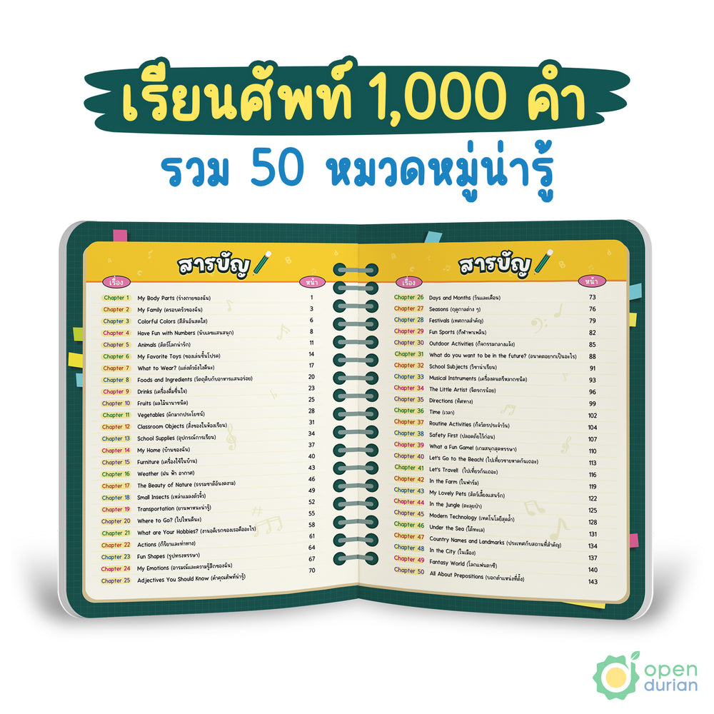 ປື້ມບັນທຶກ Vocab Rap 1,000 ຄໍາມ່ວນ, ມ່ວນ, ຈື່ງ່າຍ, ຈື່ໄດ້ແນ່ນອນໂດຍ Rapcher Top