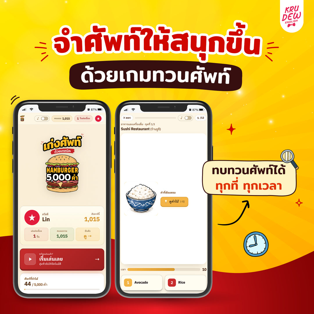 หนังสือเก่งศัพท์ 5,000 คำ ด้วยเทคนิค Hamburger [KD]