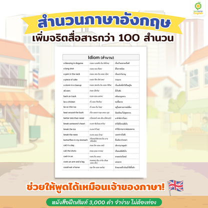 หนังสือเก่งศัพท์ในชีวิตประจำวัน 3,000 คำ จำง่าย ไม่ต้องท่อง [KW]