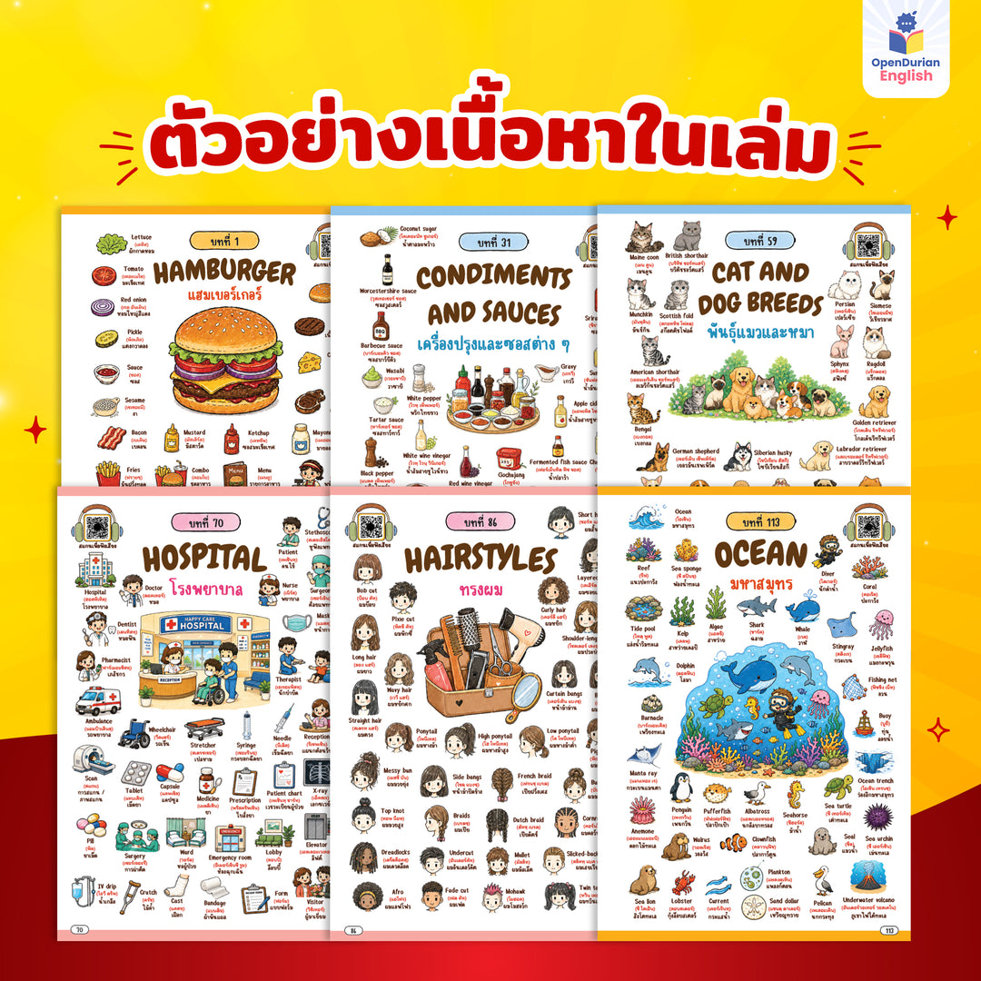 หนังสือเก่งศัพท์ด้วยเทคนิค Hamburger 5,000 คำ รวมคำศัพท์ใช้บ่อย 5,000 คำ สำหรับคนพื้นฐานน้อย - TikTok